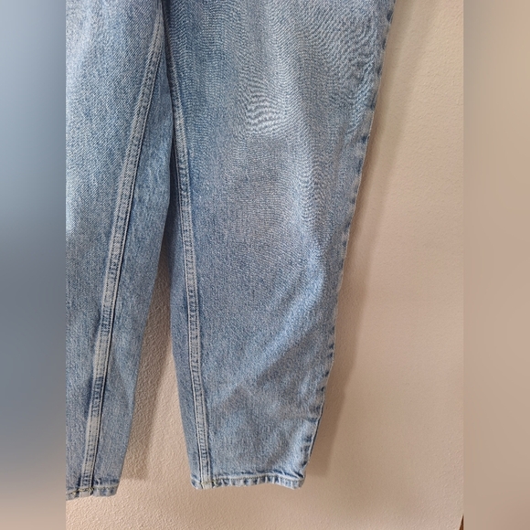 We The Free Denim Overalls Buttons Adjustable Tapered Womens Size 29 - Picture 6 of 7